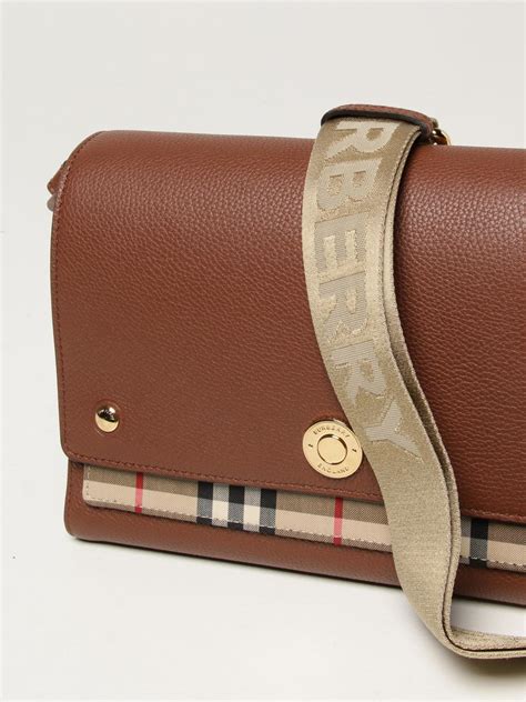 burberry note bag brown|Burberry crossbody bag women's.